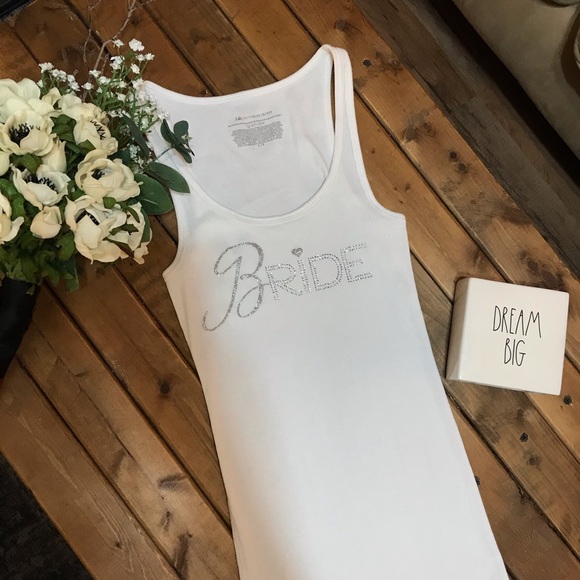 Victoria's Secret Tops - I do, Victoria’s Secret bling Bride tank